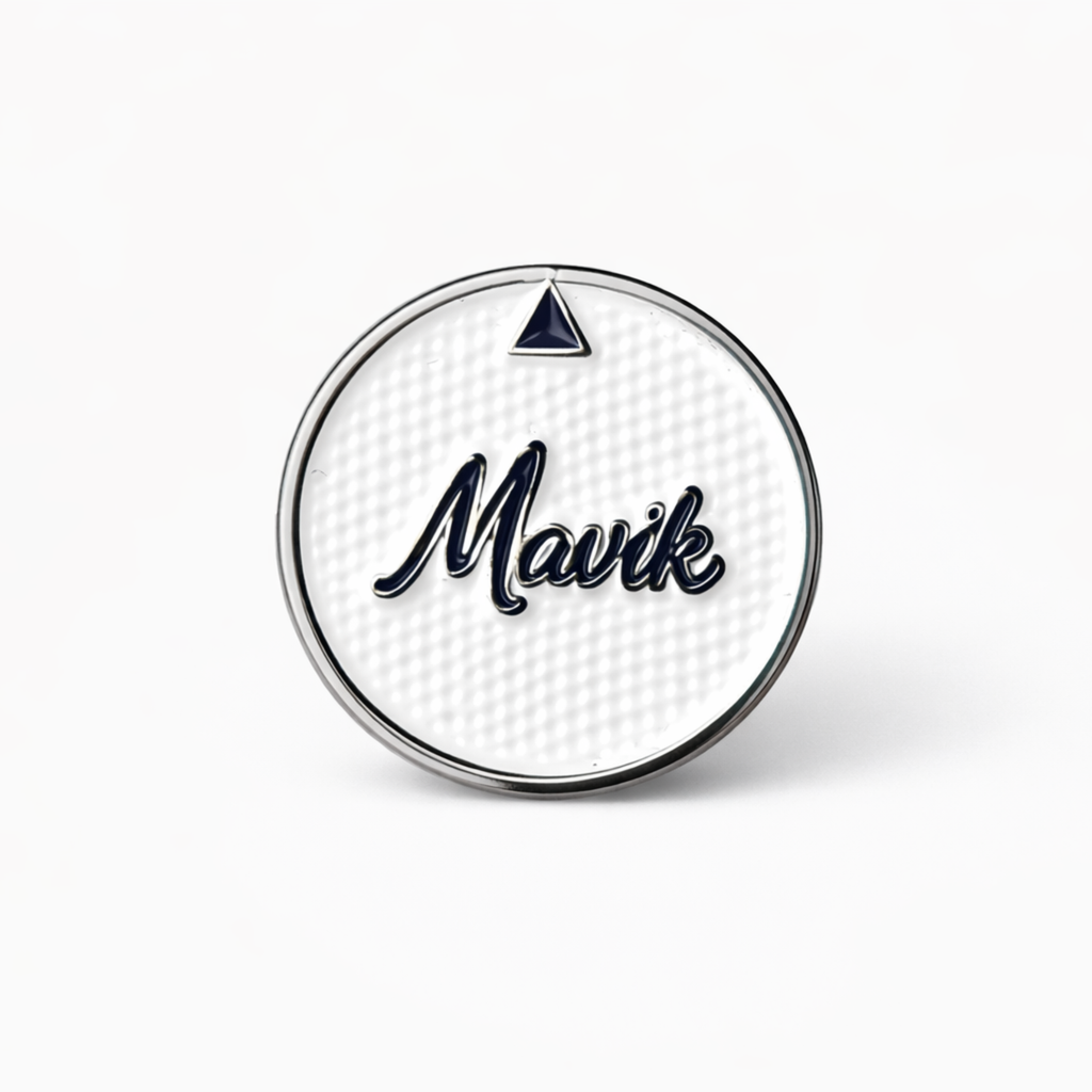 Mavik Performance Golf Hat - Navy Blue / White