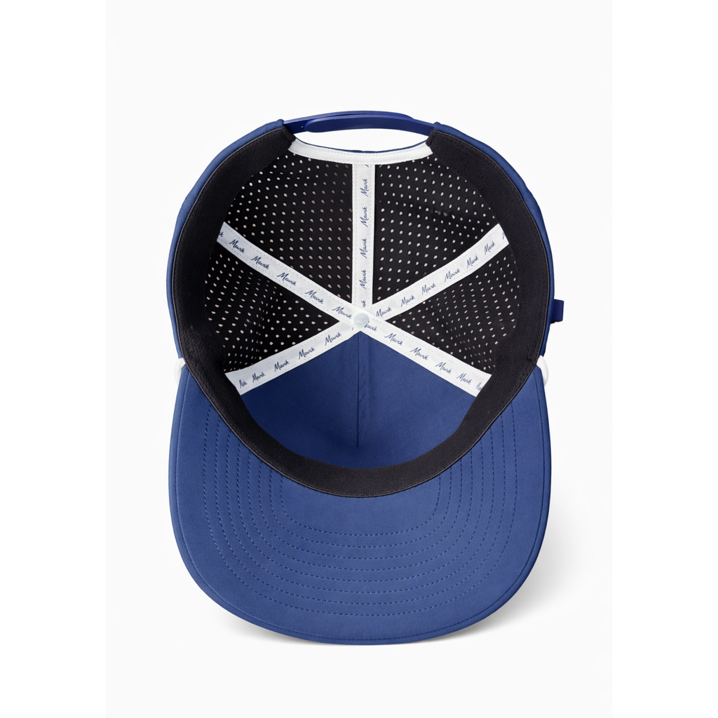 Mavik Performance Golf Hat - Navy Blue / White