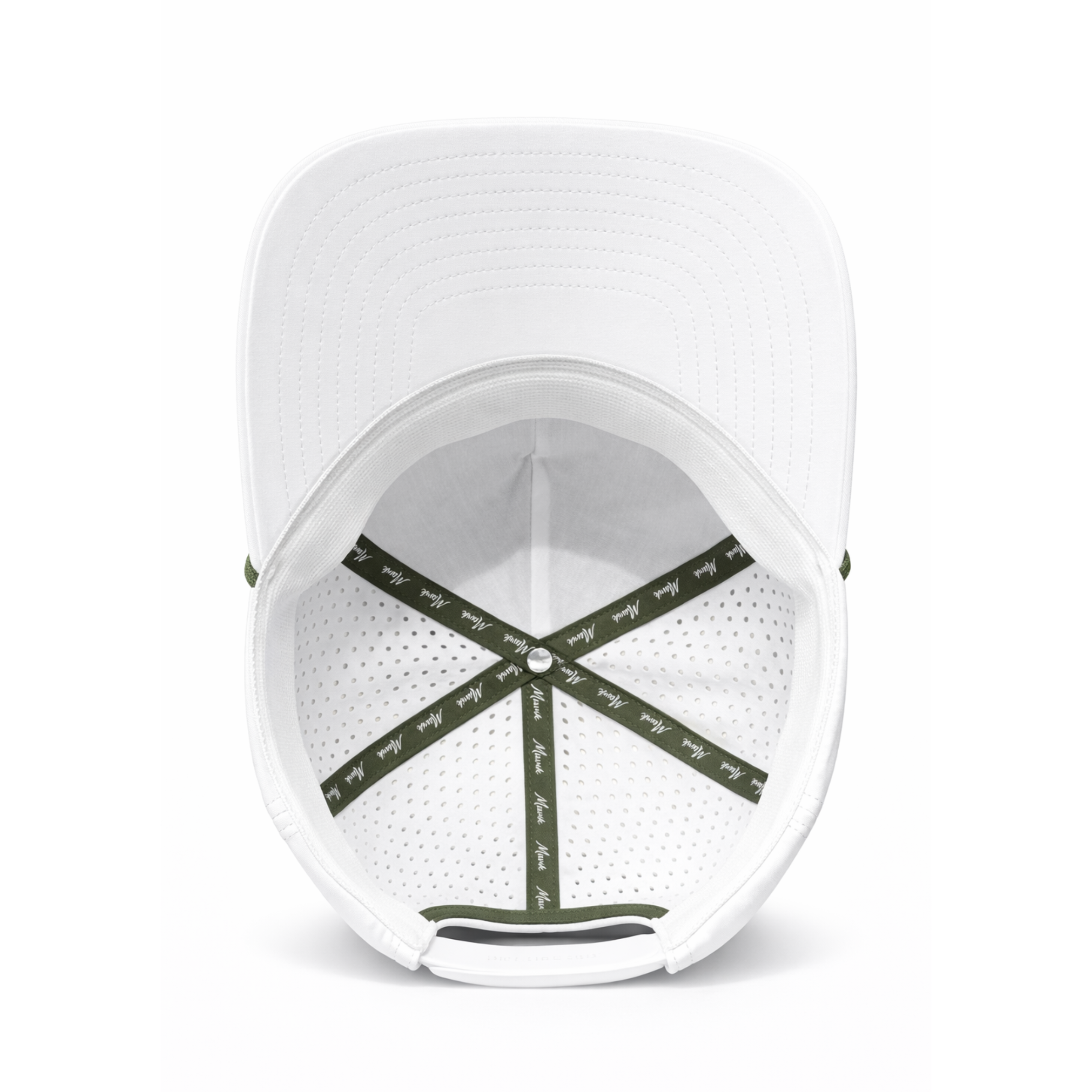 Mavik Performance Golf Hat - White / Green