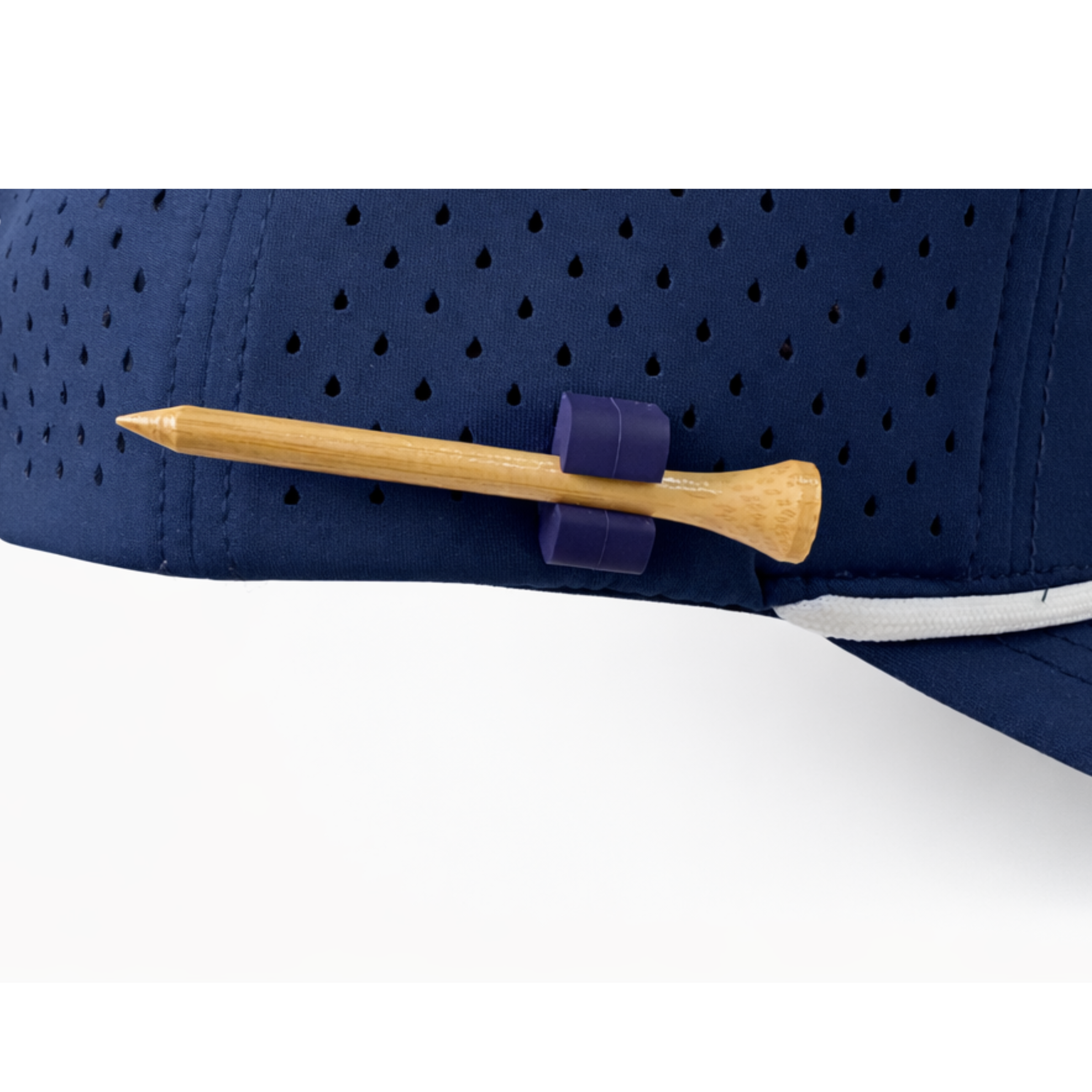 Mavik Performance Golf Hat - Navy Blue / White
